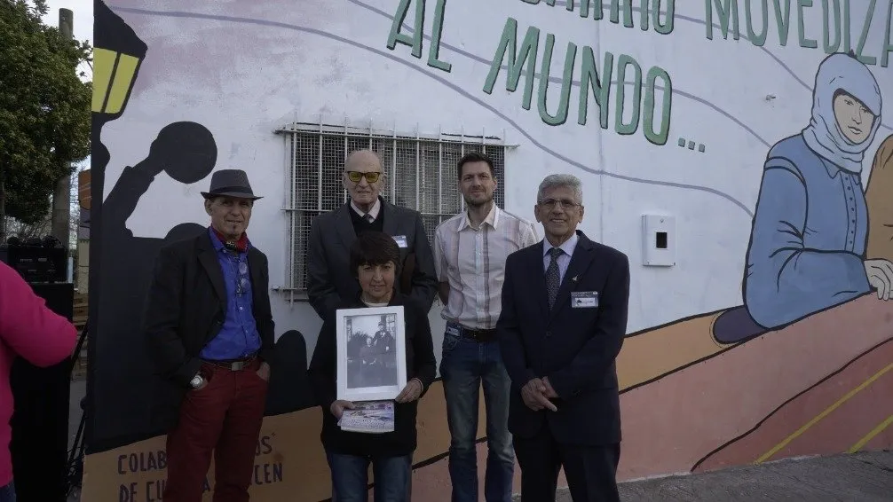 Inauguraron un Mural en homenaje a Eduardo Olivero